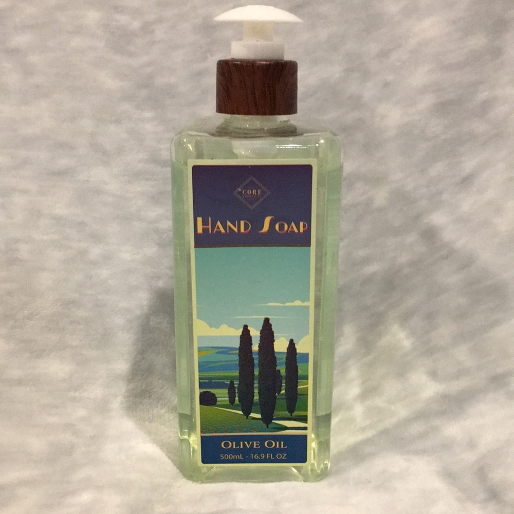 Core Supply Co Olive Oil Scented Hand Soap 16.9 oz pump NWT paraben free